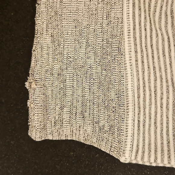 💕THE GREAT💕 The Gym Pant ~ Gray with White Stripes Distressed Size 3 Large NWT - Picture 8 of 15